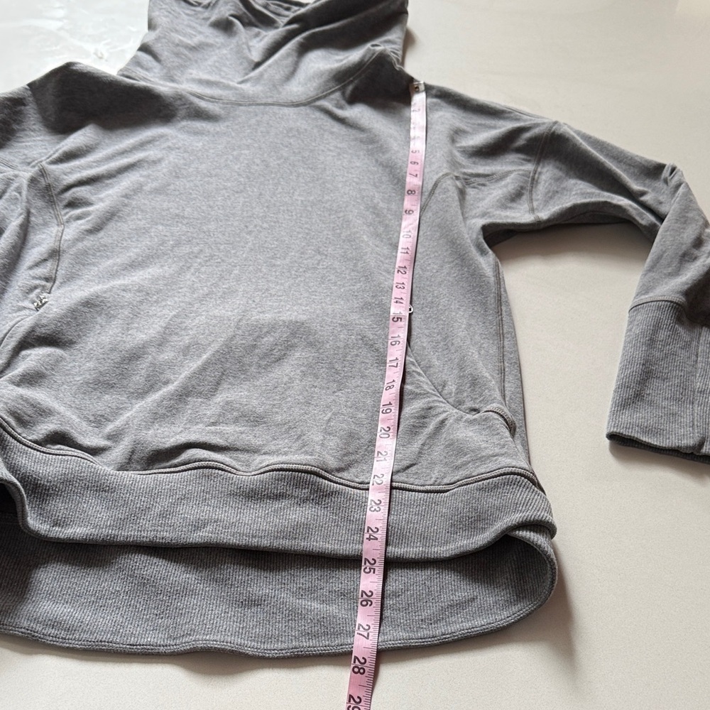 Lululemon Athletica Rest Day Cowl Neck Pullover Sweatshirt, Vintage Grey,Size 10 - Picture 13 of 13